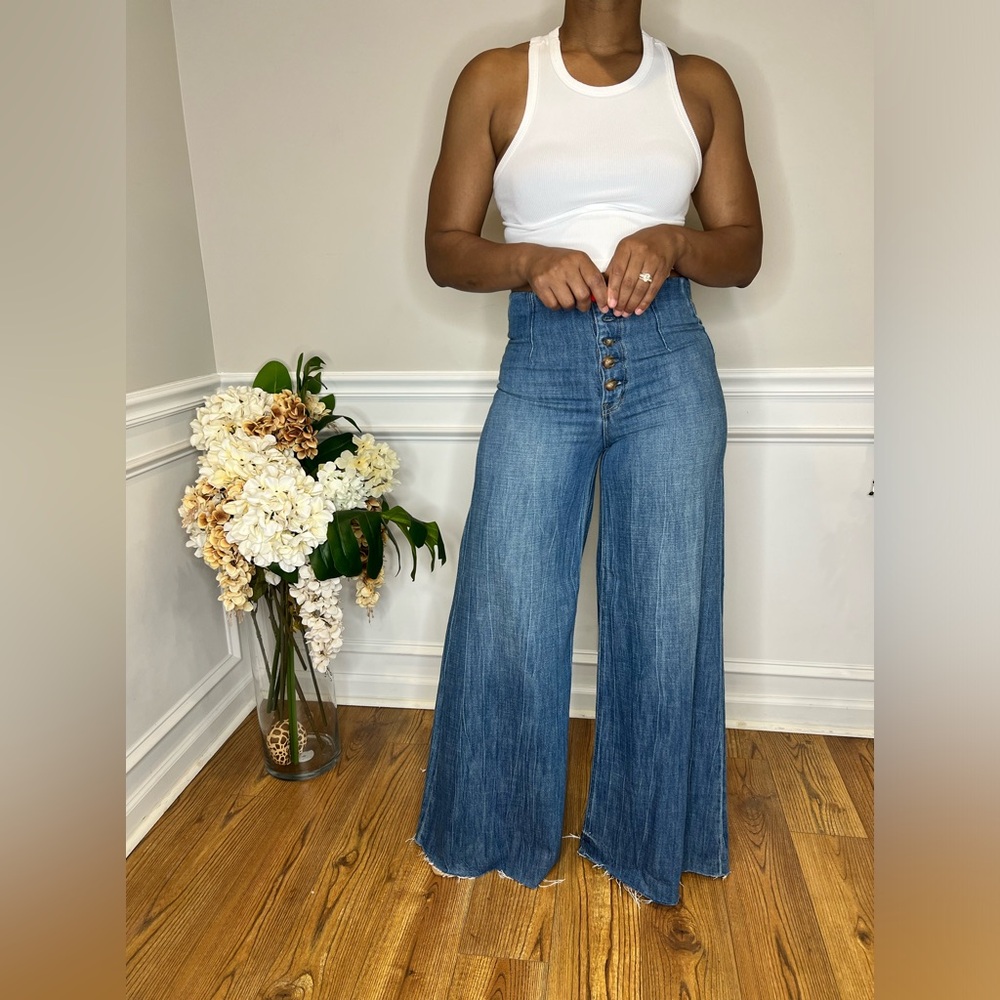 NWOT Free People We The Free wide leg jeans